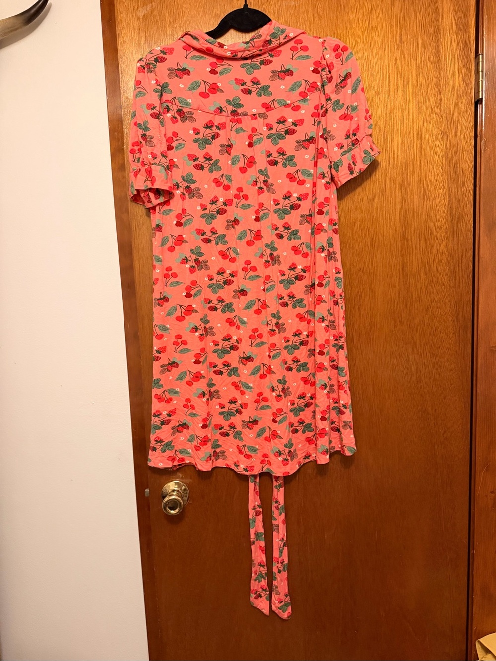 Joanie strawberry pattern collared dress - Picture 4 of 5